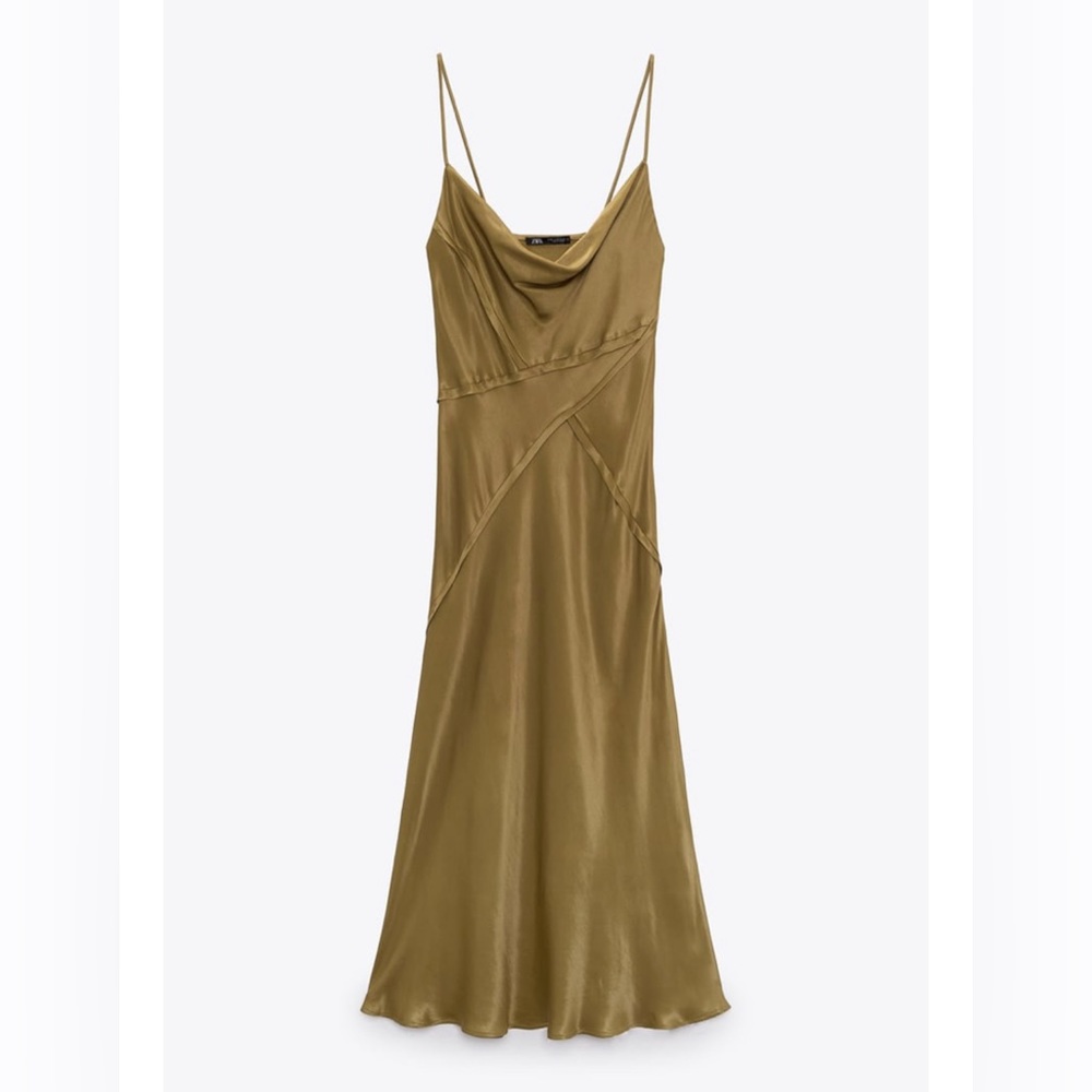 Brown Zara dress
